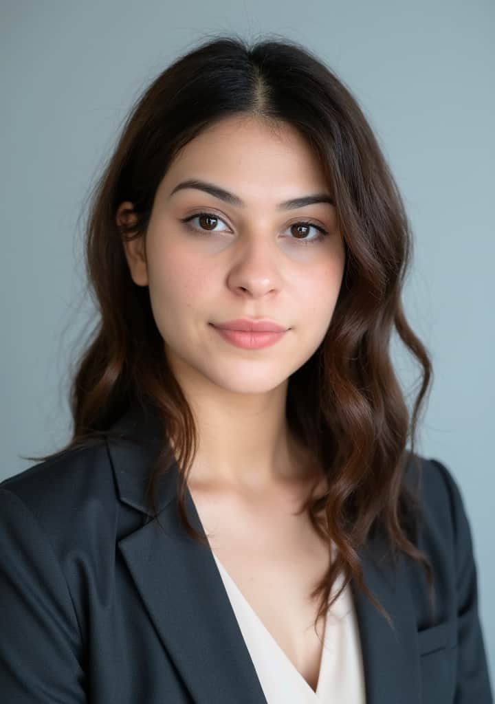 AI-generated residency headshot example 7