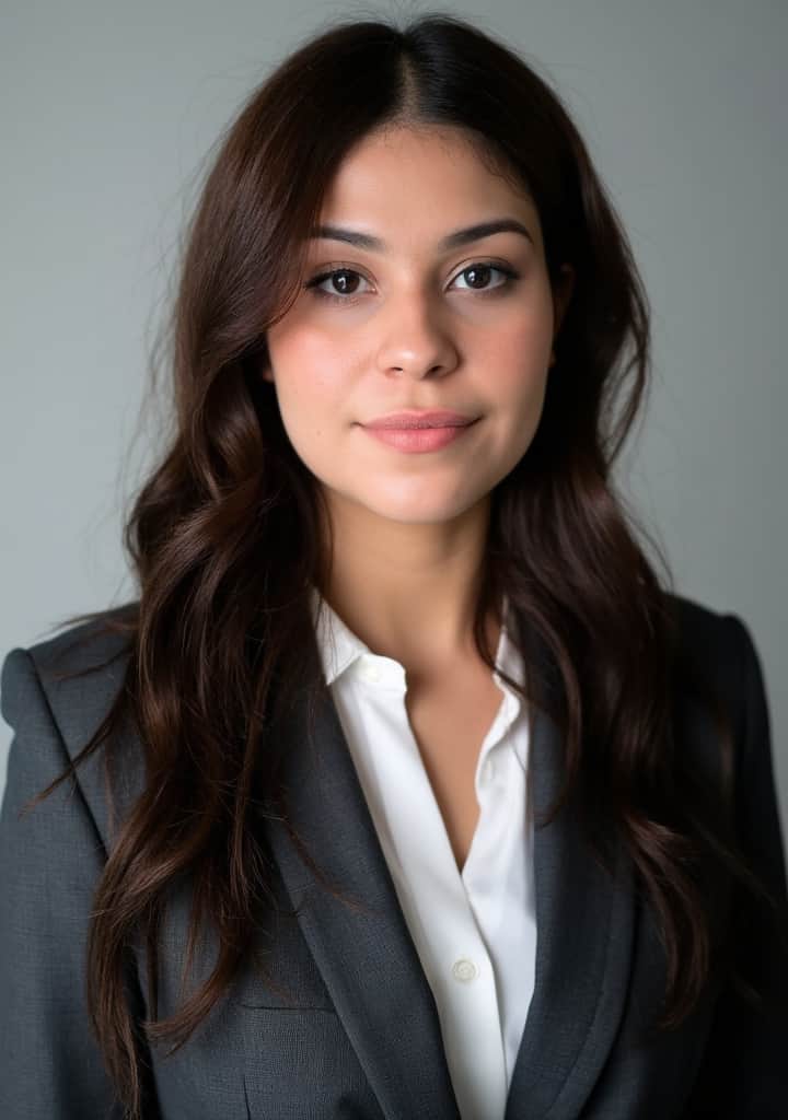AI-generated residency headshot example 12