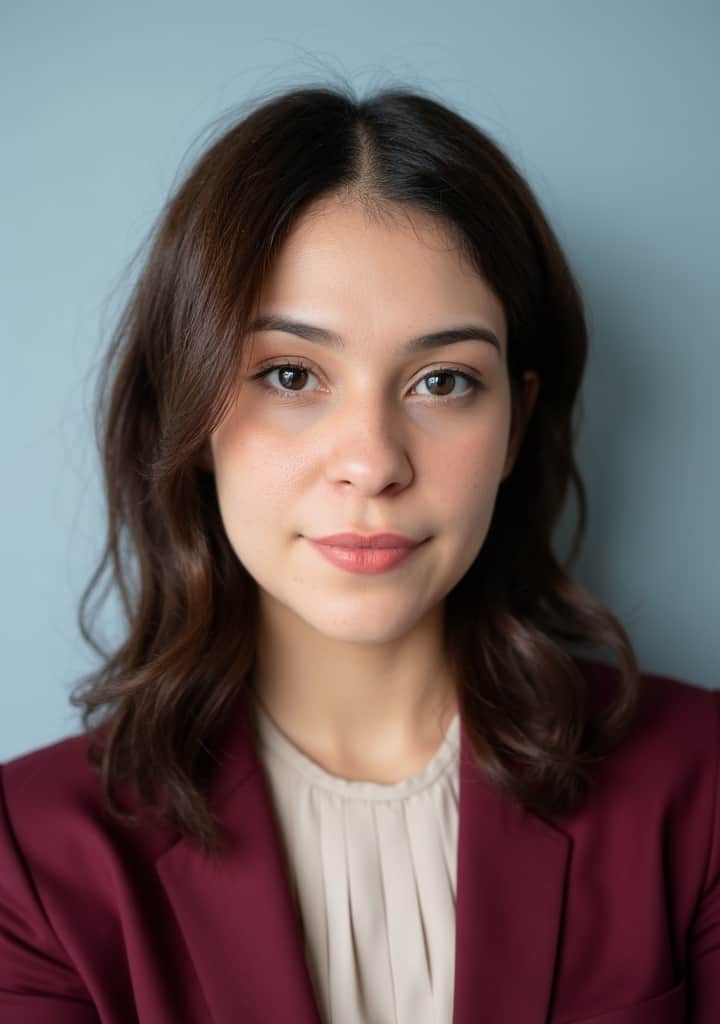 AI-generated residency headshot example 4