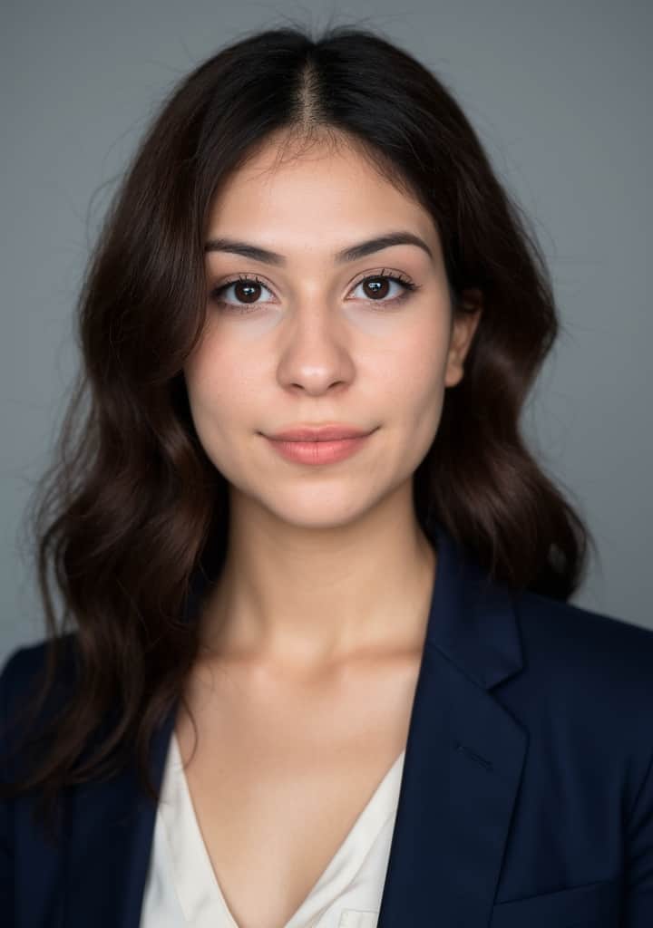 AI-generated residency headshot example 6